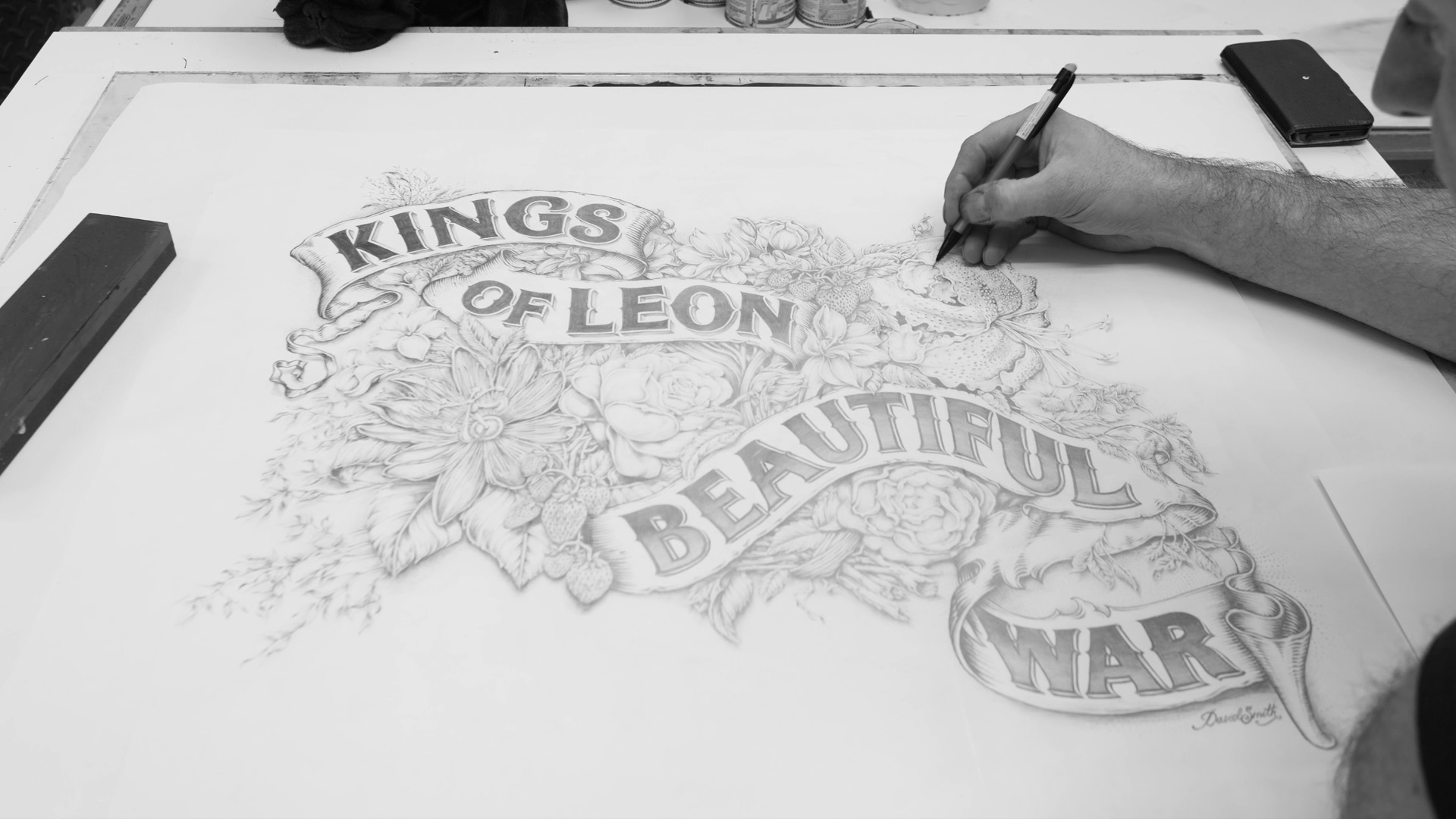 The Making of Kings of Leon ‘Beautiful War’ Artwork Danny Cooke